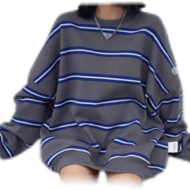 Blue Striped Pullover