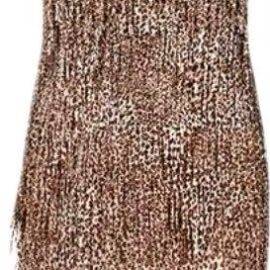 Halter Neck Fringe Asymmetrical Dress