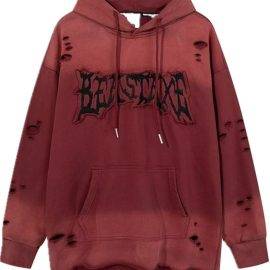 Red vintage hoodie